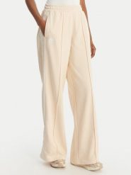 Kappa Spodnie dresowe Banda Malorie 37256WW Écru Regular Fit. Spodnie dresowe damskie Kappa, xxl, bez wzorów, z bawełny. Za 249.99 zł.