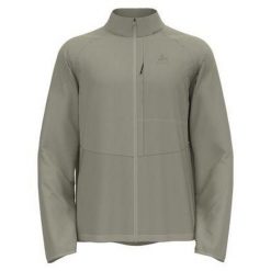 Kurtka męska Odlo ZEROWEIGHT Jacket. Szare kurtki męskie Odlo, m, bez wzorów, sportowe, bez kaptura. W wyprzedaży za 494.99 zł.