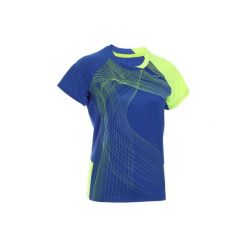 T-Shirt 560 niebiesko-żółty. Niebieskie t-shirty damskie PERFLY, s, bez wzorów, z elastanu, bez kołnierzyka. Za 59.99 zł.