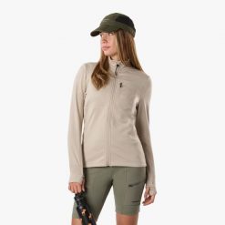 Bluza polarowa Wędrówki damska Swedemount Trondheim Midlayer Full Zip. Brązowe bluzy bez kaptura damskie SWEDEMOUNT, z polaru. W wyprzedaży za 179.99 zł.