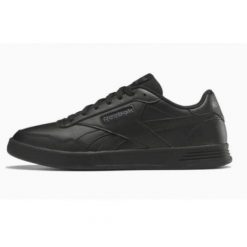 Buty Reebok Court Advance GZ9621 czarne. Czarne buty sportowe na co dzień męskie z gumy, bez zapięcia. Za 421.38 zł.