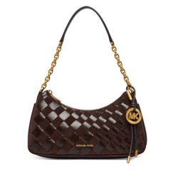 Torebka MICHAEL Michael Kors. Brązowe torebki klasyczne damskie MICHAEL Michael Kors, bez wzorów, bez dodatków. Za 1,209.00 zł.