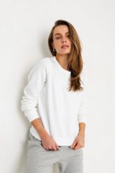 BLUZA LENA ECRU M - Flawless. Bluzy bez kaptura damskie Flawless, m, z bawełny. Za 296.00 zł.