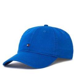 Czapka z daszkiem Tommy Hilfiger. Niebieskie czapki męskie Tommy Hilfiger, bez wzorów. Za 169.99 zł.