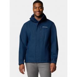 Płaszcz Przeciwdeszczowy Męski Columbia Hikebound II. Niebieskie płaszcze męskie Columbia, l, bez wzorów, eleganckie. Za 359.99 zł.