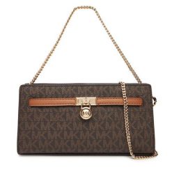 Torebka MICHAEL Michael Kors. Brązowe torebki klasyczne damskie MICHAEL Michael Kors, bez wzorów, wizytowe, bez kołnierzyka, bez ramiączek. Za 879.99 zł.