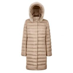 Kurtka GEOX W BETTANIE Brązowy. Brązowe kurtki damskie Geox, bez wzorów, z tkaniny, bez kaptura. Za 1,294.40 zł.