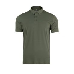 Koszulka męska Polo mx 3. Zielone koszulki polo męskie Bergson, l, bez wzorów, z materiału, bez ramiączek. Za 135.00 zł.