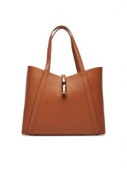 Furla Torebka Goccia L WB01788 BX3353 KH RY000 Brązowy. Brązowe torebki klasyczne damskie Furla, bez wzorów, ze skóry, bez dodatków. Za 1,209.00 zł.