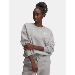 Bluza Under Armour Icon Fleece Hoodie. Szare bluzy bez kaptura damskie Under Armour. Za 179.99 zł.