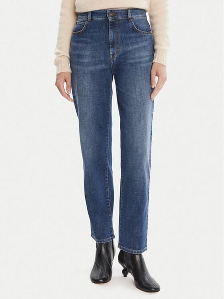 Weekend Max Mara Jeansy Loris 2525186071 Granatowy Straight Fit. Niebieskie jeansy damskie Weekend Max Mara. Za 739.99 zł.