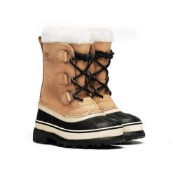 Dziecięce śniegowce Sorel YOUTH CARIBOU™ WP 1123511281. Brązowe buty zimowe męskie Sorel, na zimę, z gumy, z okrągłym noskiem, bez zapięcia. Za 464.62 zł.