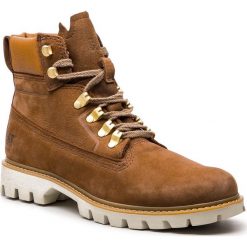 Trapery CATERPILLAR - Lexicon P722851 Teckel. Brązowe buty zimowe męskie CATerpillar, z materiału, bez zapięcia. W wyprzedaży za 399.00 zł.