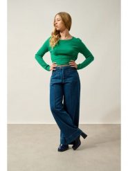 AUTHENTIC CASHMERE Kaszmirowy sweter "Dibona" w kolorze zielonym rozmiar: L. Zielone swetry klasyczne damskie AUTHENTIC CASHMERE, l, z kaszmiru, bez kołnierzyka. Za 347.99 zł.