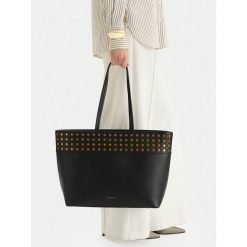 Torebka Badura. Czarne torebki klasyczne damskie Badura, bez wzorów, bez dodatków. Za 279.99 zł.