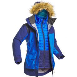 Parka trekkingowa damska Forclaz Arctic 900 -33°C wodoodporna. Niebieskie parki damskie FORCLAZ, na zimę, l, bez wzorów, z puchu. Za 1,299.99 zł.