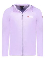 Geographical Norway Kurtka polarowa "Tugood" w kolorze fioletowym rozmiar: XL. Różowe kurtki męskie Geographical Norway, xl, bez wzorów, z materiału, bez kaptura. Za 96.83 zł.