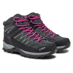Buty trekkingowe dla kobiet CMP RIGEL MID WP. Szare obuwie trekkingowe damskie CMP. Za 399.00 zł.