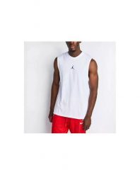 Tshirt Nike JUMPMAN SPRT SLVLS TOP Blanc. Białe t-shirty damskie Nike, l, bez wzorów, z materiału, bez kołnierzyka. Za 238.00 zł.