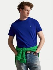 Polo Ralph Lauren T-Shirt 710671438529 Niebieski Regular Fit. Niebieskie koszulki polo męskie Polo Ralph Lauren, m, bez wzorów, z bawełny, bez ramiączek. Za 379.99 zł.
