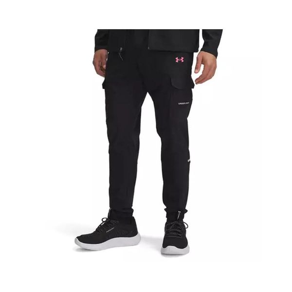 Spodnie dresowe Under Armour TECH UTILITY WOVEN. Czarne spodnie sportowe męskie Under Armour, z dresówki. Za 345.15 zł.