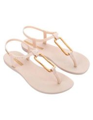Buty sandały japonki damskie Ipanema Class Modern. Brązowe sandały damskie Ipanema, bez wzorów, z materiału, bez obcasa. Za 129.00 zł.