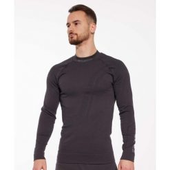 Bluza męska z wełną merino Brubeck THERMO WOOL by Pustelnik. Szare bluzy bez kaptura męskie Brubeck, m, z wełny. Za 243.99 zł.