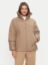 Geox Kurtka zimowa Calithe W4615F TC192 F1793 Beżowy Regular Fit. Brązowe kurtki damskie Geox, na zimę, bez wzorów, z syntetyku, bez kaptura. Za 1,359.00 zł.