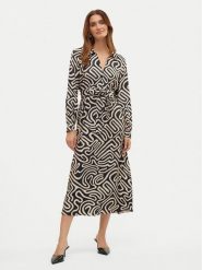 Vero Moda Sukienka koszulowa Vigdis 10323267 Czarny Regular Fit. Czarne sukienki damskie Vero Moda, l, bez wzorów, z wiskozy, bez kołnierzyka, bez ramiączek, koszulowe. Za 149.99 zł.