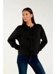 Tamba Kardigan w kolorze czarnym rozmiar: 40/42. Czarne kardigany damskie Tamba, bez wzorów, z wełny. Za 162.87 zł.