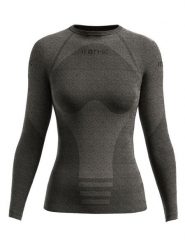 Iron-ic Koszulka funkcyjna "RN 1.0" w kolorze szarym rozmiar: S/M. Szare bluzki sportowe damskie Iron-ic, m, bez wzorów, bez ramiączek. Za 193.95 zł.