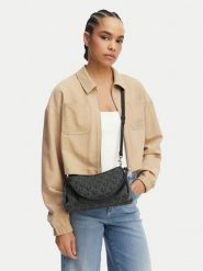 Calvin Klein Jeans Torebka Ck Shoulder Bag IU0IU00737 Czarny. Czarne torebki klasyczne damskie Calvin Klein Jeans, bez wzorów, z jeansu, bez dodatków. Za 269.99 zł.
