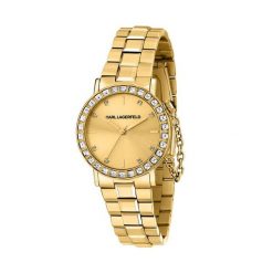Zegarek KARL LAGERFELD. Żółte zegarki damskie Karl Lagerfeld, złote. Za 759.99 zł.