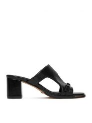 MEXX Klapki EO-WS1161-04 Czarny. Czarne klapki damskie Mexx, bez wzorów, ze skóry, bez obcasa. Za 279.99 zł.