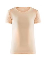 Craft Koszulka sportowa "Core Dry" w kolorze beżowym rozmiar: XS. Brązowe bluzki sportowe damskie Craft, s, bez wzorów, z materiału, bez ramiączek. Za 43.99 zł.