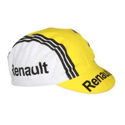 Czapka rowerowa Gist Equipe Vintage Renault. Białe czapki męskie GIST, bez wzorów, z tkaniny, eleganckie. Za 88.55 zł.