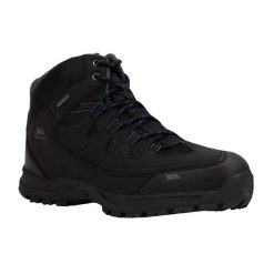 Buty Trekkingowe Męskie Finley Wodoodporne. Czarne buty trekkingowe męskie Trespass, z gumy, bez zapięcia, trekkingowe. Za 301.99 zł.