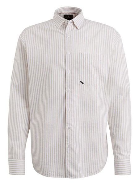 Vanguard Koszula - Regular fit - w kolorze kremowym rozmiar: L. Brązowe koszule męskie VANGUARD, l, bez wzorów, z bawełny, bez kołnierzyka, bez ramiączek. Za 153.71 zł.
