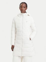 Guess Kurtka zimowa V4YL05 WF3X0 Kremowy Regular Fit. Białe kurtki damskie Guess, na zimę, s, z aplikacjami, z syntetyku, bez kaptura. Za 694.99 zł.