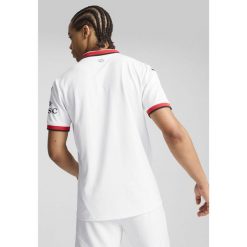 Męska koszulka wyjazdowa AC Milan 24/25 PUMA White. Białe t-shirty sportowe męskie Puma, m, bez ramiączek, do piłki nożnej. W wyprzedaży za 264.00 zł.