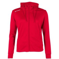 Damska bluza dresowa z kapturem zapinana na zamek błyskawiczny Stanno Field. Czerwone bluzy z kapturem damskie STANNO, s, z dresówki. Za 183.00 zł.