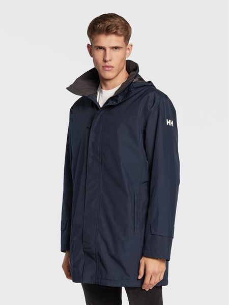 Helly Hansen Kurtka przeciwdeszczowa Dubliner 53510 Granatowy Regular Fit. Niebieskie kurtki outdoor męskie Helly Hansen, m, bez wzorów, z syntetyku, bez kaptura. Za 509.99 zł.