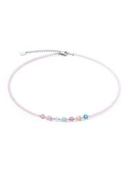 COEUR DE LION Naszyjnik z kryształami Swarovski - dł. 42 cm rozmiar: onesize. Szare naszyjniki damskie COEUR DE LION, srebrne. Za 265.40 zł.