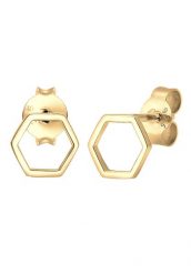 Elli Hexagon Geo Trend Minimal Filigran 925 Silber Kolczyki 1 ct Damski. Kolczyki damskie Elli, srebrne. Za 183.99 zł.