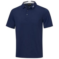 Koszulka polo Mizuno Crested. Niebieskie koszulki polo męskie Mizuno, s, bez wzorów, z elastanu, bez ramiączek. Za 266.50 zł.