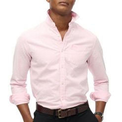 Koszula Superdry Vintage Washed Oxford. Czerwone koszule damskie Superdry., s, bez wzorów, z bawełny, klasyczne, bez kołnierzyka, bez ramiączek. Za 302.65 zł.