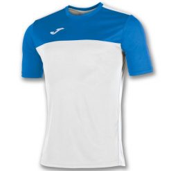 Koszulka do piłki nożnej męska Joma Winner. Niebieskie t-shirty sportowe męskie Joma, l, bez ramiączek, do piłki nożnej. Za 70.00 zł.