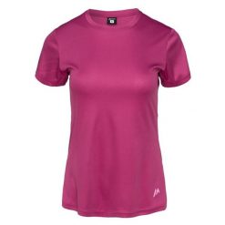 Koszulka damska Martes Lady Nalso - różowa, Rozmiar M. Czerwone bluzki sportowe damskie MARTES, l, bez wzorów, z materiału, bez ramiączek. Za 29.99 zł.