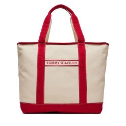 Torebka Tommy Hilfiger. Brązowe torebki klasyczne damskie Tommy Hilfiger, bez wzorów, bez dodatków. Za 259.99 zł.