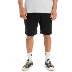 Spodenki z elastyczną talią dla Mężczyzn SALT WATER Czarny. Czarne szorty męskie Quiksilver, z bawełny, bez kołnierzyka. Za 179.99 zł.